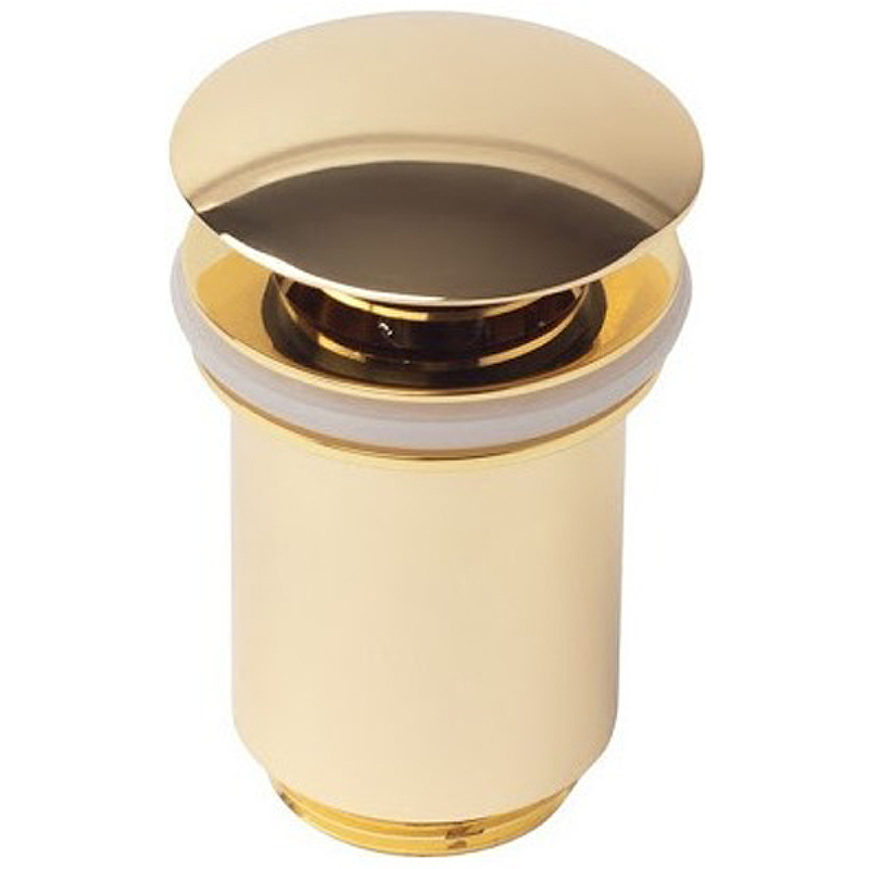 Донный клапан Kaiser 8011GOLD click-clack Золото