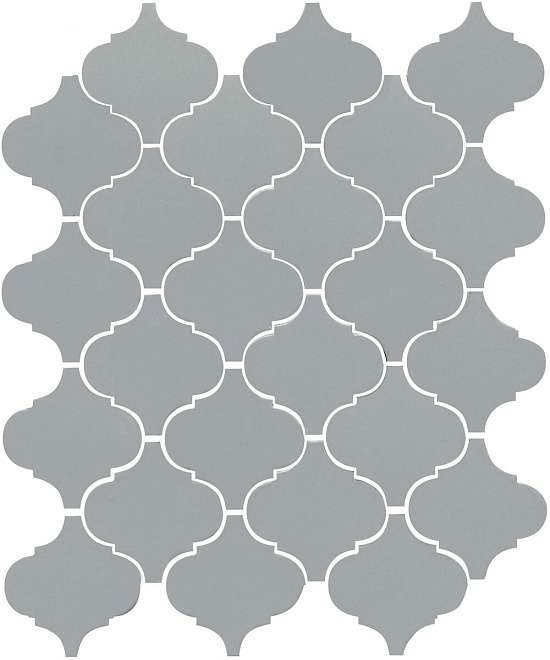 Мозаика Kerama Marazzi Арабески глянцевый Серый глянцевый