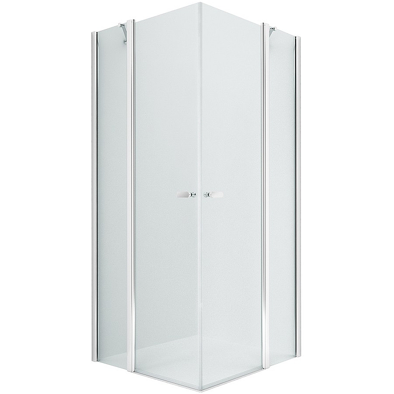 Душевой уголок New Trendy New Soleo Chrome 100х100 K-0410 профиль Хром стекло прозрачное