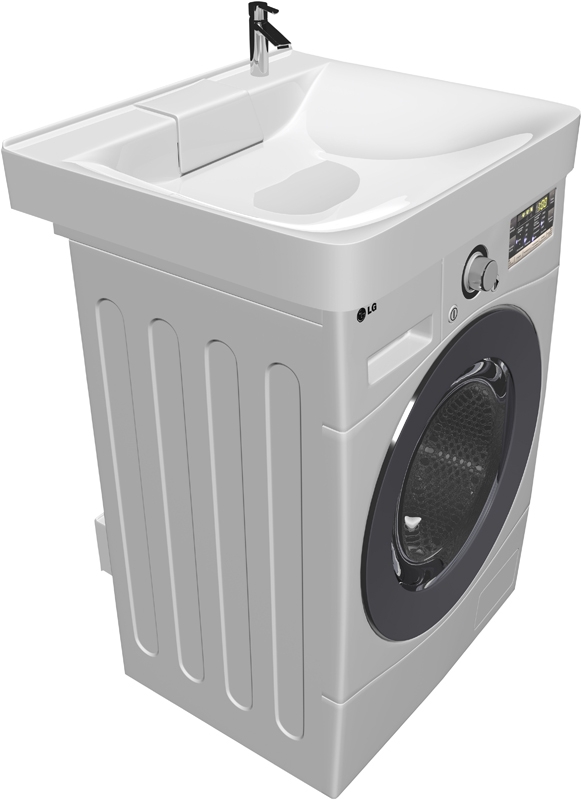 Раковина Marka One Laundry 600 Белая