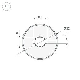 Профиль Arlight 045866