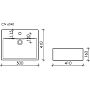 Раковина Ceramicanova Element 50 CN6040 Белая