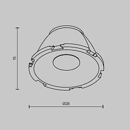 Линза Maytoni Technical LensCD28-36
