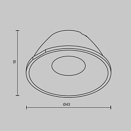 Линза Maytoni Technical LensCD43-36