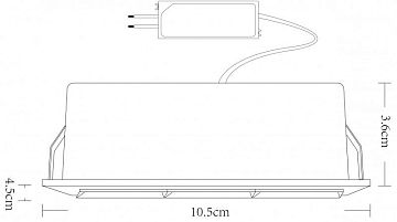 Встраиваемый светильник ARTE Lamp A3153PL-3BK