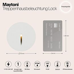 Светильник для ступеней Maytoni O014SL-L3W3K