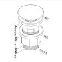 Донный клапан AM.PM F0700P22 Click-Clack Черный матовый