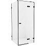 Душевой уголок New Trendy Avexa Black 100x80 R EXK-1587 профиль Черный стекло прозрачное