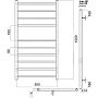 Водяной полотенцесушитель Domoterm Куба П10 500x1000 Хром