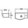 Раковина WeltWasser Aisbach 7940 MT-BL R 40 10000008689 Черная матовая