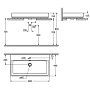 Раковина Grohe Cube Ceramic 60 3947700H Альпин-белый