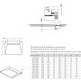 Душевая плита Radaway RadаDrain 99x79 5DLA1008A/5R075R с решеткой Rain