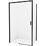 Душевой уголок New Trendy Prime Black 150х90 L D-0326A/D-0129B профиль Черный стекло прозрачное