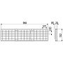 Душевой лоток Alcaplast AVZ102-R103 с решеткой Хром