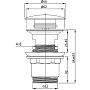 Донный клапан Vincea DPU-1B01CH click-clack Хром